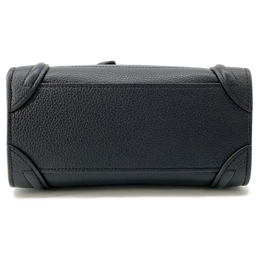 セリーヌ ハンドバッグ ラゲージ ナノショッパー 189243 CELINE 2way 黒
