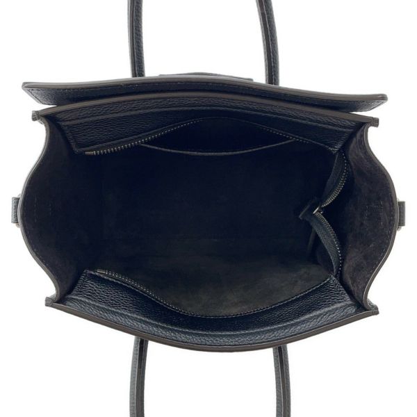 セリーヌ ハンドバッグ ラゲージ ナノショッパー 189243 CELINE 2way 黒