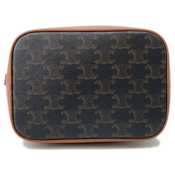 セリーヌ ショルダーバッグ トリオンフ スモールバケット 191442CAS.04LU CELINE ブラウン