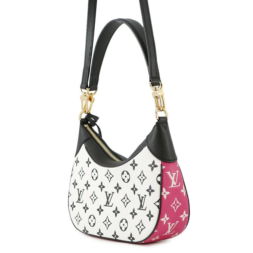 ルイヴィトン ショルダーバッグ モノグラム・アンプラント バガテル NM M46091 LOUIS VUITTON ブラック 黒 白