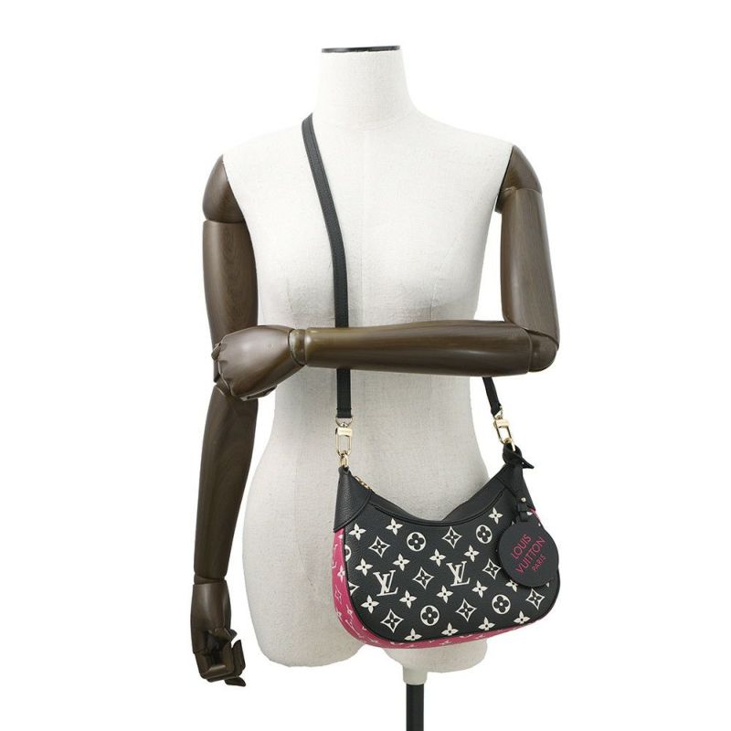 ルイヴィトン ショルダーバッグ モノグラム・アンプラント バガテル NM M46091 LOUIS VUITTON ブラック 黒 白