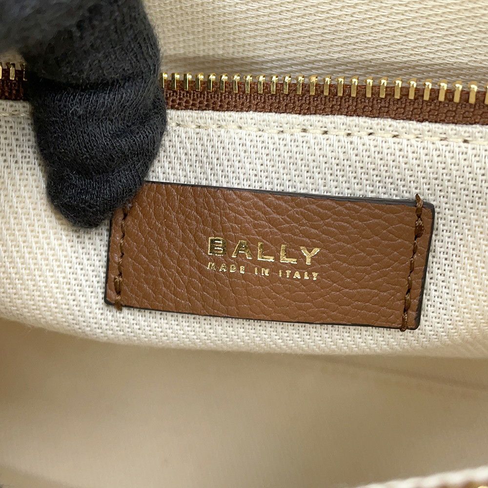 バリー ショルダーバッグ TRAPEZE SOFT エンブレム レザー BALLY ワンショルダー