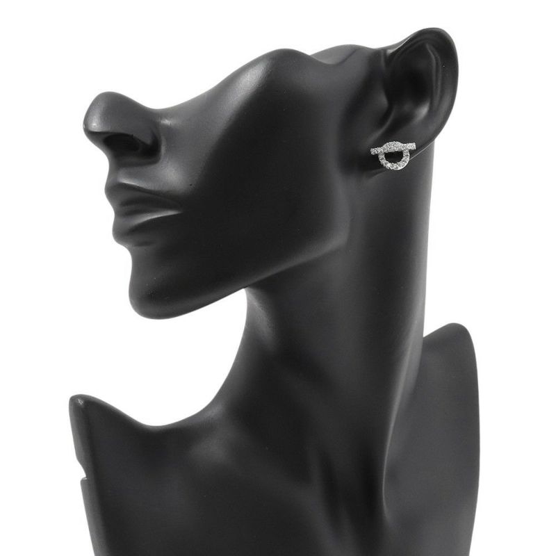 エルメス ピアス フィネス ダイヤモンド 34P 計0.92ct K18WGホワイトゴールド HERMES ジュエリー