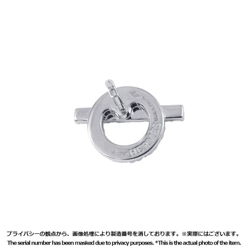 エルメス ピアス フィネス ダイヤモンド 34P 計0.92ct K18WGホワイトゴールド HERMES ジュエリー