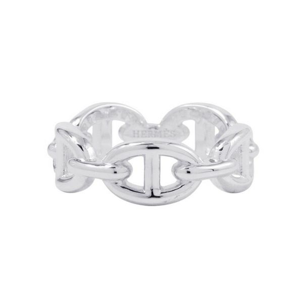 エルメス リング シェーヌダンクル アンシェネPM Enchainee SV925シルバー リングサイズ54 HERMES ジュエリー