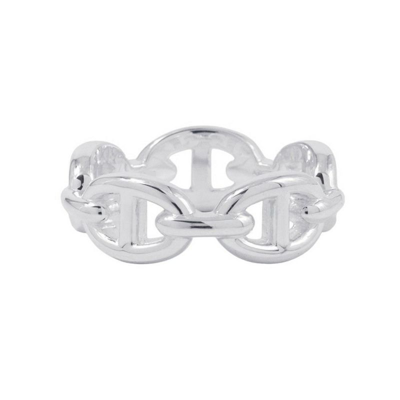 エルメス リング シェーヌダンクル アンシェネPM Enchainee SV925シルバー リングサイズ54 HERMES ジュエリー