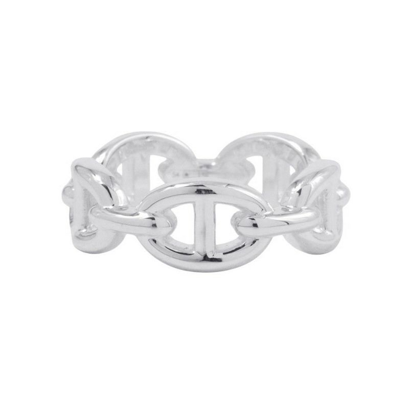 エルメス リング シェーヌダンクル アンシェネPM Enchainee SV925シルバー リングサイズ54 HERMES ジュエリー