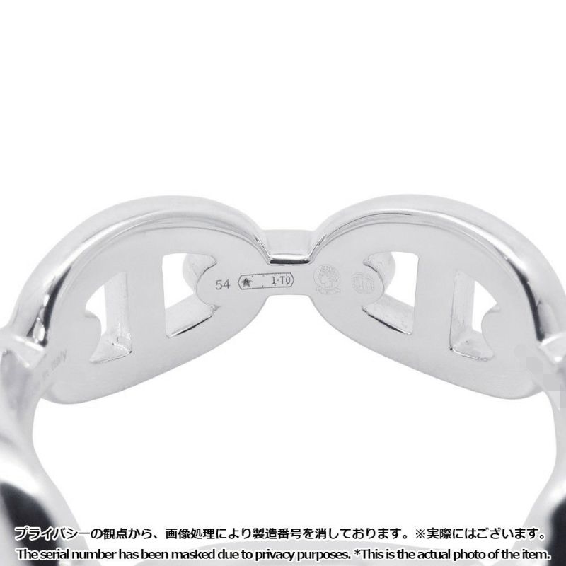 エルメス リング シェーヌダンクル アンシェネPM Enchainee SV925シルバー リングサイズ54 HERMES ジュエリー