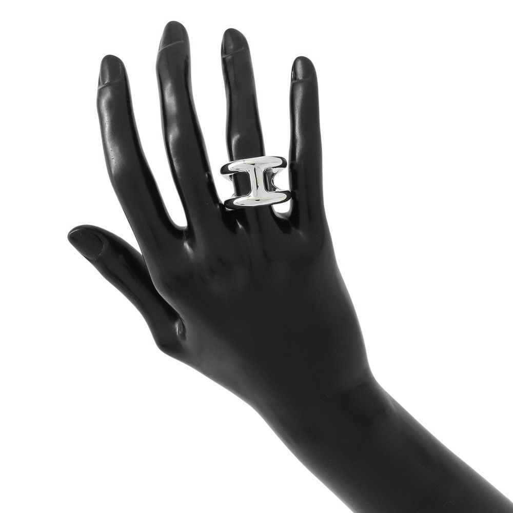 エルメス リング オスモズGM Osmose SV925シルバー リングサイズ55 HERMES ジュエリー 指輪