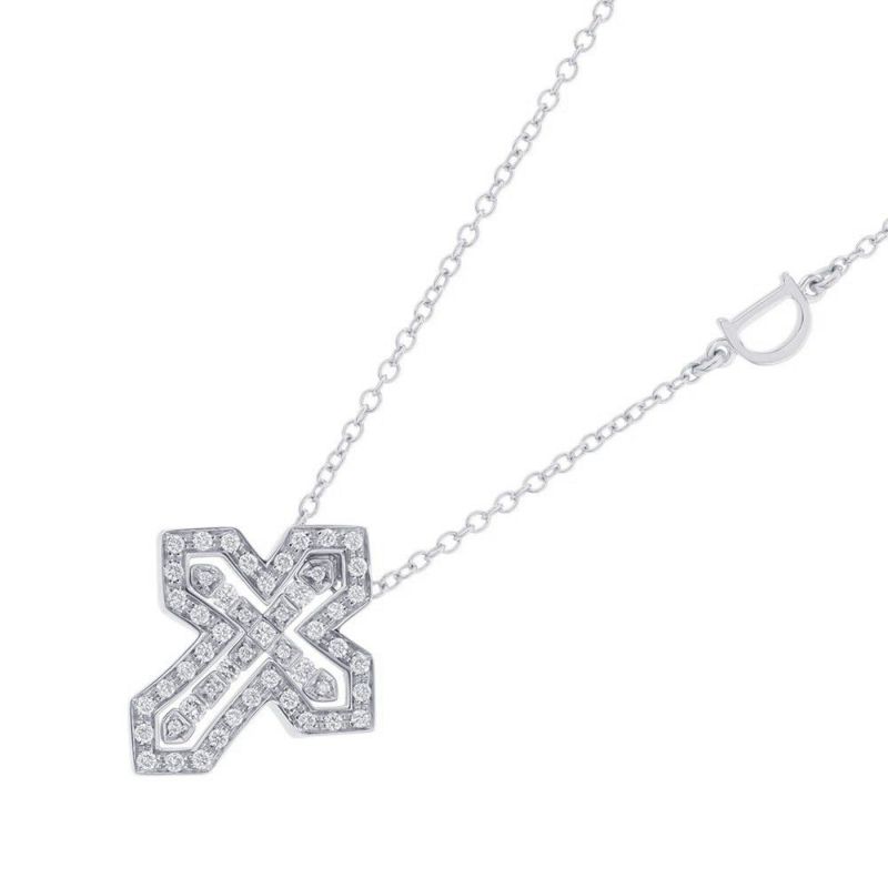 ダミアーニ ネックレス ベル エポック クラウンS ダイヤモンド 計0.28ct K18WGホワイトゴールド 20089078 DAMIANI ペンダント