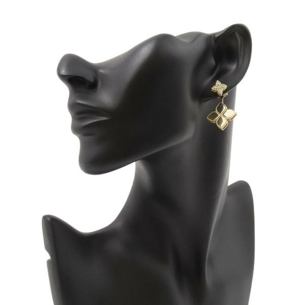 ロベルトコイン ピアス プリンセス フラワー ダイヤモンド/ルビー K18YG/K18WG ADR777EA0852_Y Roberto Coin