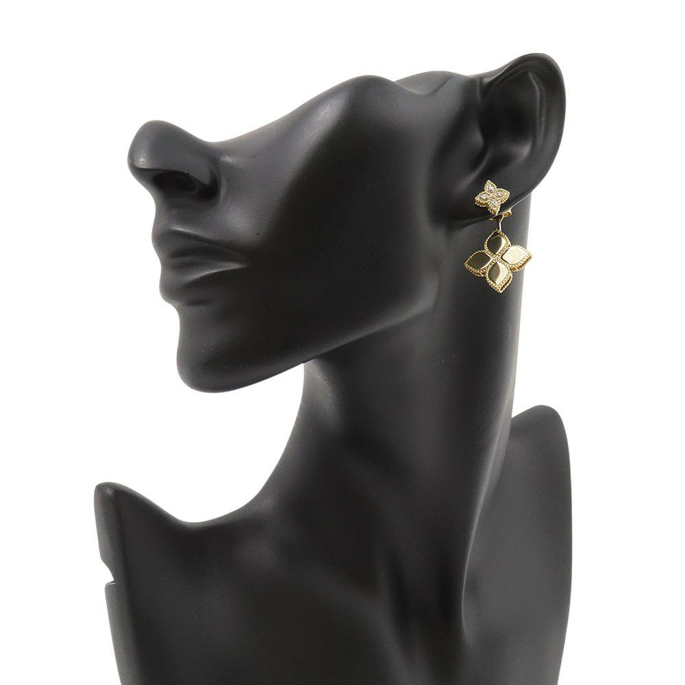 ロベルトコイン ピアス プリンセス フラワー ダイヤモンド/ルビー K18YG/K18WG ADR777EA0852_Y Roberto Coin