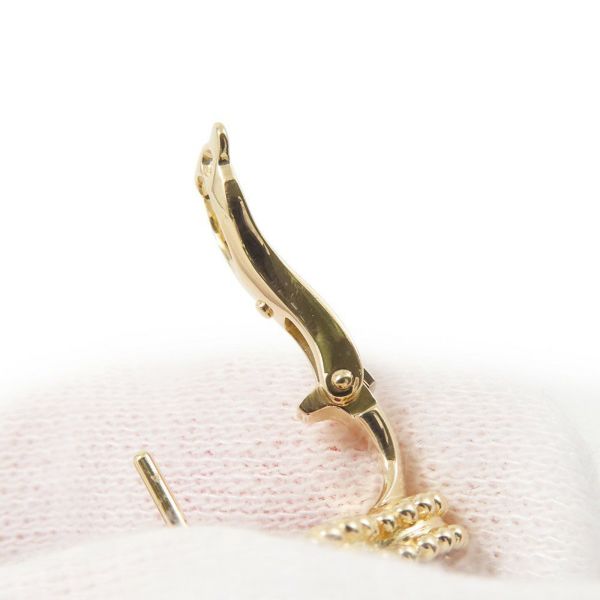 ヴァンクリーフ&アーペル ピアス ヴィンテージ アルハンブラ イヤリング カーネリアン K18YGイエローゴールド VCARD40400