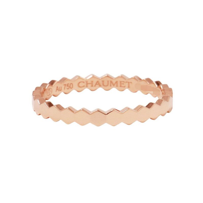 ショーメ リング ビーマイラブ コレクション ハニカムリング K18PGピンクゴールド リングサイズ54 081931 CHAUMET