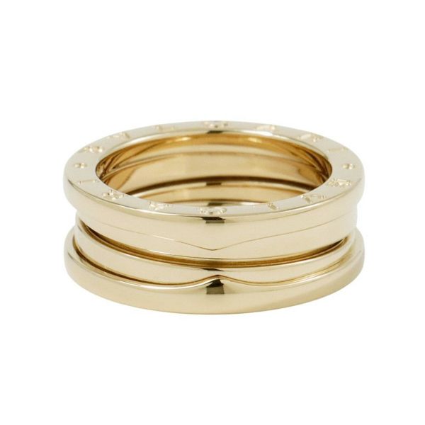 ブルガリ リング ビーゼロワン B-zero1 2バンド K18YGイエローゴールド サイズ53 BVLGARI 指輪 ジュエリー