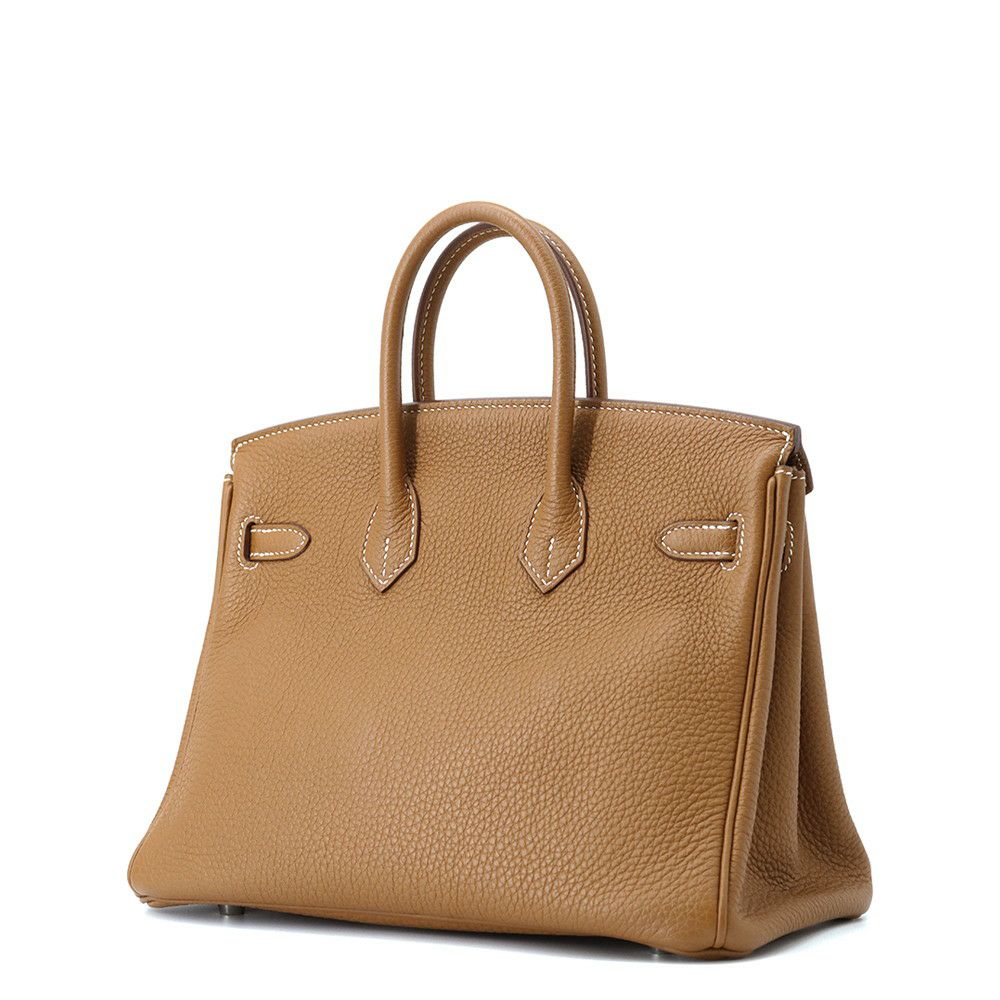 エルメス バーキン25 ゴールド/シルバー金具 トゴ Z刻印 HERMES Birkin ハンドバッグ