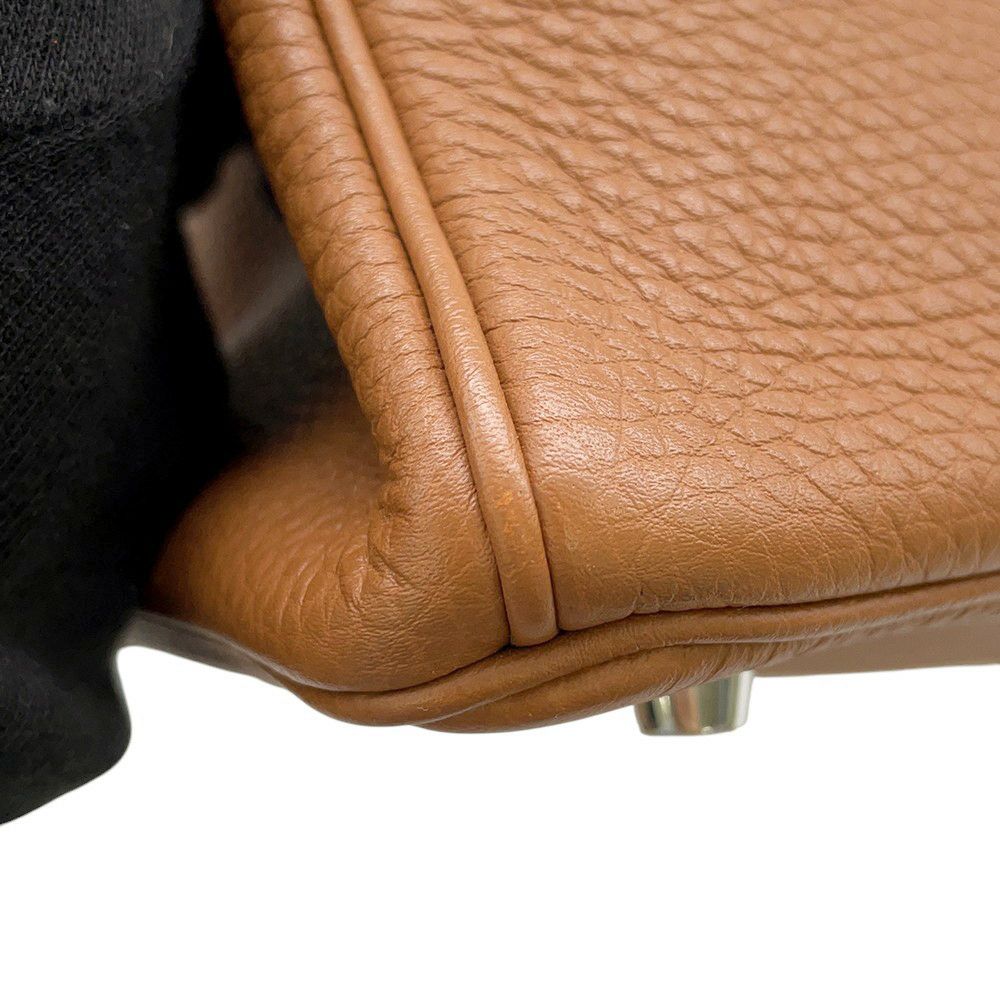エルメス バーキン25 ゴールド/シルバー金具 トゴ Z刻印 HERMES Birkin ハンドバッグ