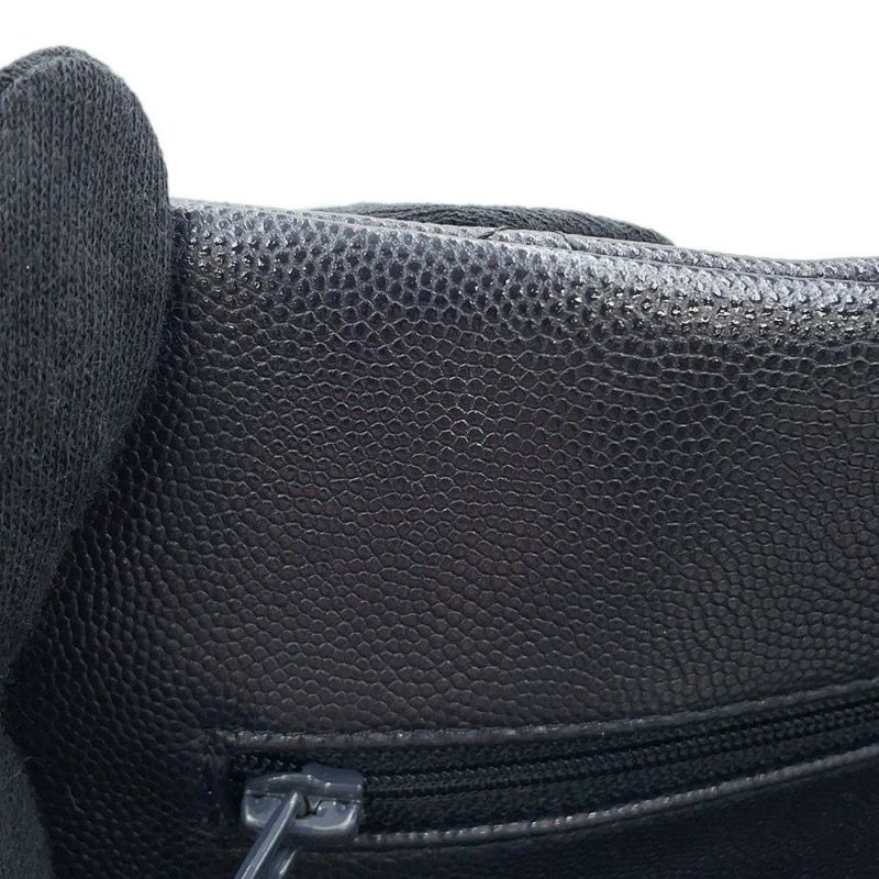 シャネル チェーンショルダーバッグ マトラッセ23 ココマーク ダブルチェーン キャビアスキン A01113 CHANEL
