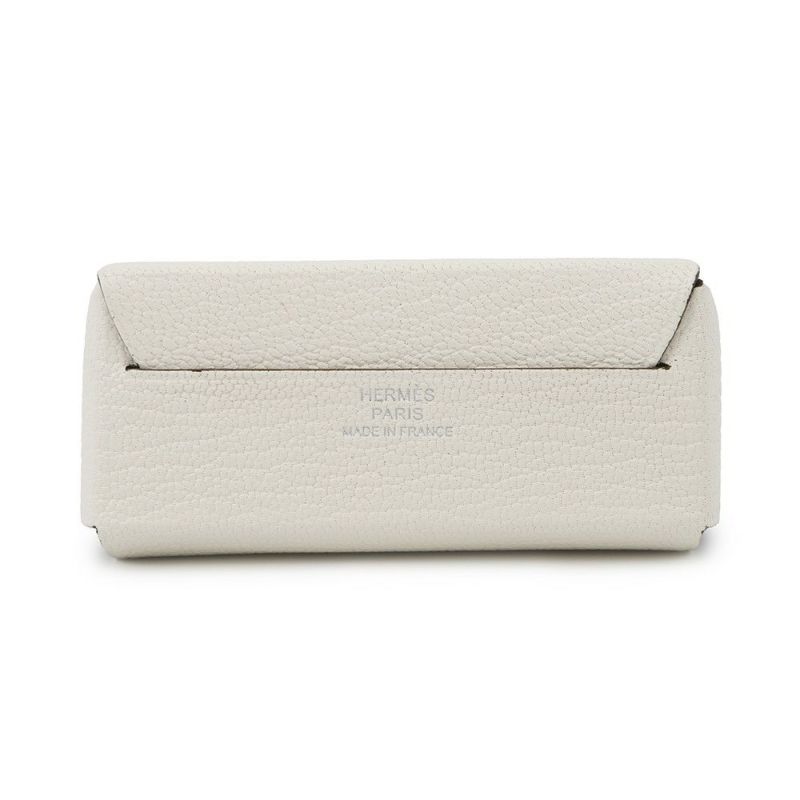 エルメス リップケース  ミロワール ナタ シェブルミゾル W刻印 HERMES ポーチ