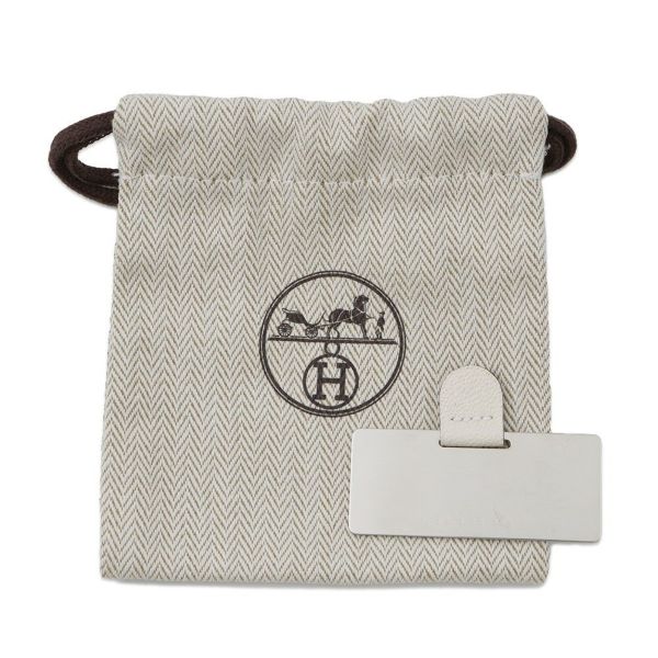 エルメス リップケース  ミロワール ナタ シェブルミゾル W刻印 HERMES ポーチ