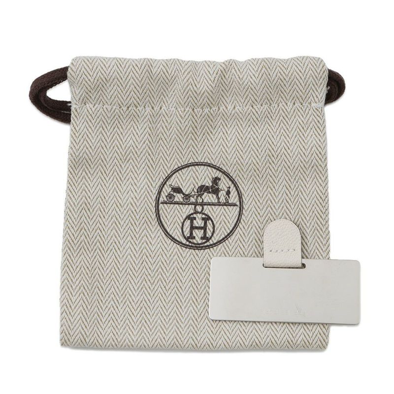 エルメス リップケース  ミロワール ナタ シェブルミゾル W刻印 HERMES ポーチ