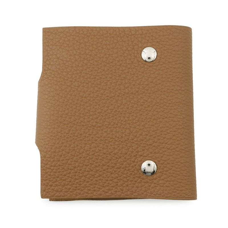 エルメス ノートカバー ユリスPM ゴールド/シルバー金具 トゴ W刻印 手帳カバー