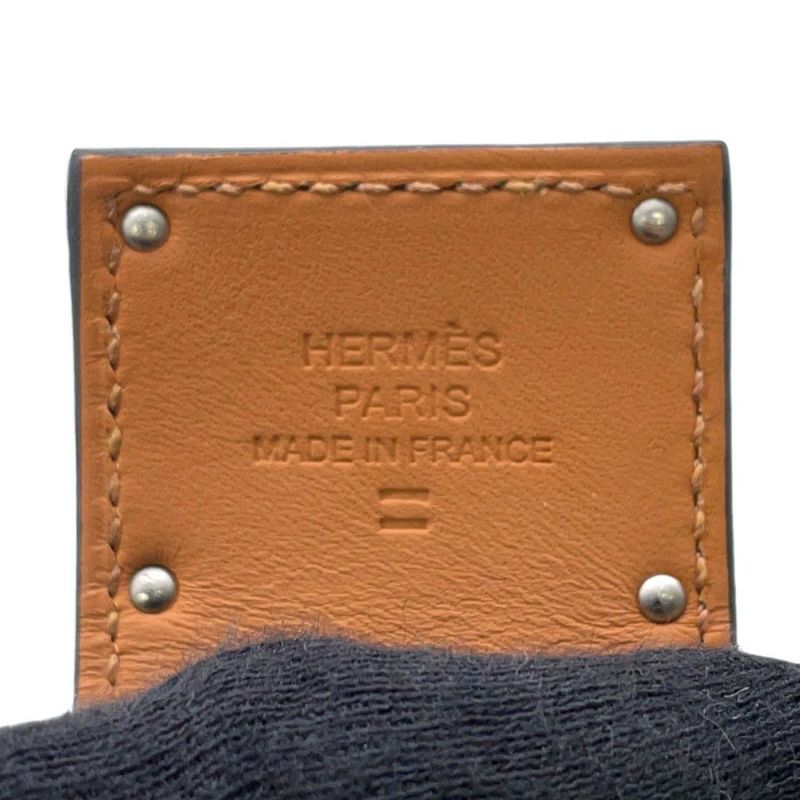 エルメス ブレスレット ケリードッグ オンブレ/シルバー金具 リザードナチュラ D刻印 サイズT2 HERMES アクセサリー