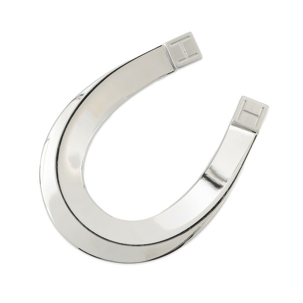 エルメス マネークリップ Luck シルバー HERMES 財布 メンズ ラック ホースシュー 馬蹄