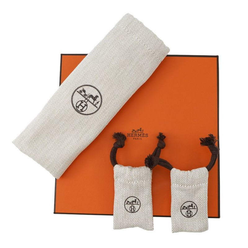 エルメス ケリーベルト18 ジーン ブルーインディゴ/ホワイト/ブルーネイビー/シルバー金具 デニム/エプソン W刻印 HERMES べルト