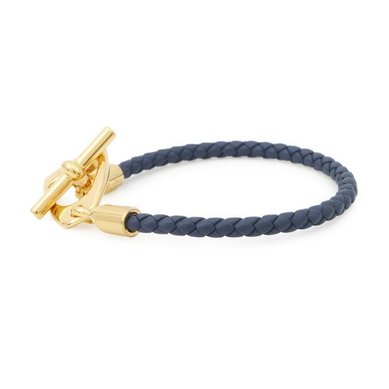 エルメス ブレスレット エトリエ ネイビー/ゴールド金具 スイフト HERMES アクセサリー