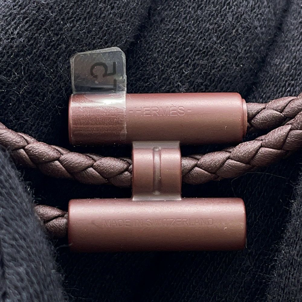 エルメス ブレスレット トゥルニ トレッセ  ブラウン/ブラウン金具 スイフト サイズT5 HERMES アクセサリー ソーブラウン メンズ