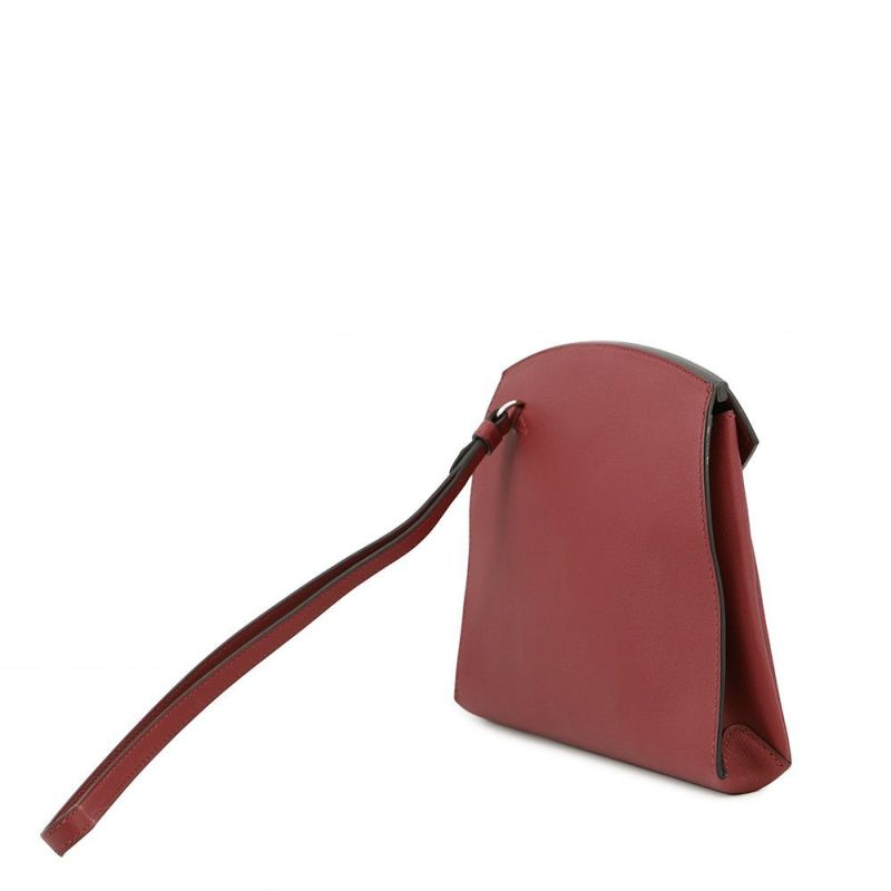 エルメス ポーチ トゥッティフルッティ 23 ルージュグレナ/シルバー金具 スイフト/タデラクト X刻印 HERMES リンゴ