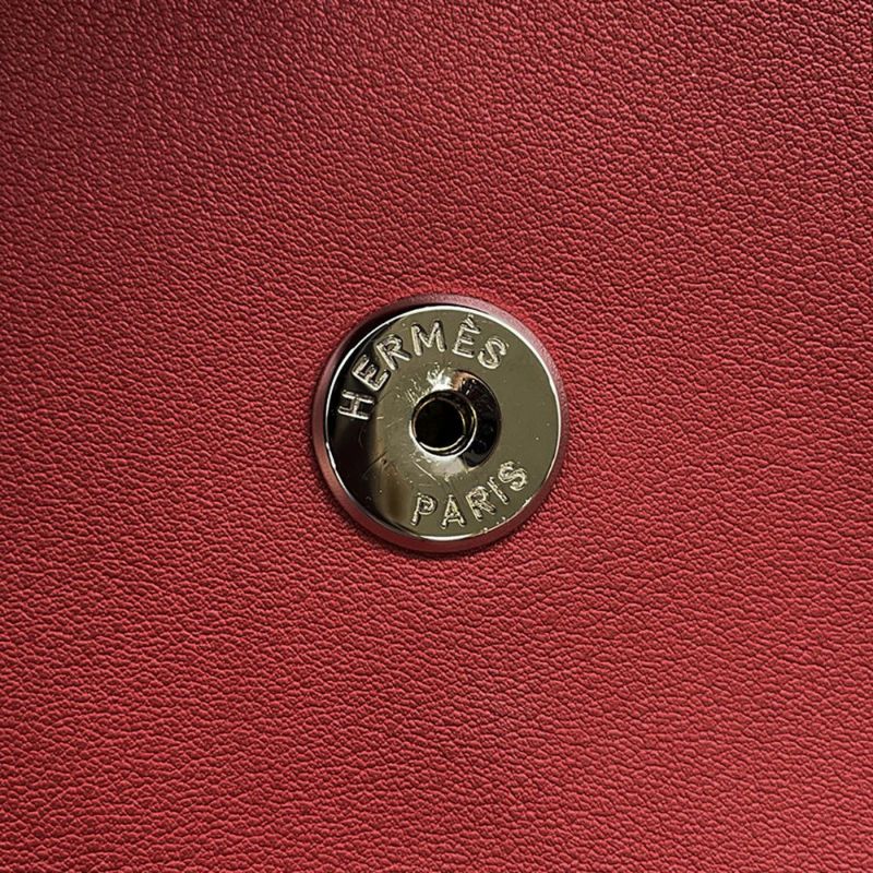 エルメス ポーチ トゥッティフルッティ 23 ルージュグレナ/シルバー金具 スイフト/タデラクト X刻印 HERMES リンゴ