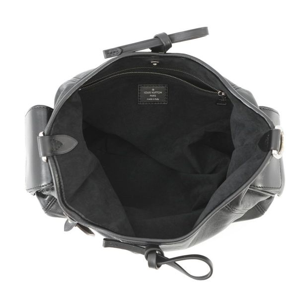 ルイヴィトン ショルダーバッグ ラムレザー キャリーオール・カーゴ バイブ PM M24861 LOUIS VUITTON ヴィトンブラック 黒