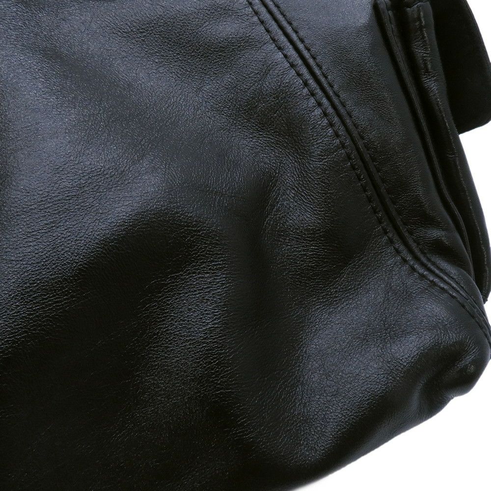 ルイヴィトン ショルダーバッグ ラムレザー キャリーオール・カーゴ バイブ PM M24861 LOUIS VUITTON ヴィトンブラック 黒