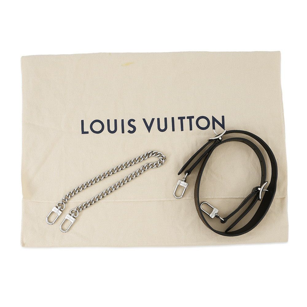 ルイヴィトン ショルダーバッグ ラムレザー キャリーオール・カーゴ バイブ PM M24861 LOUIS VUITTON ヴィトンブラック 黒