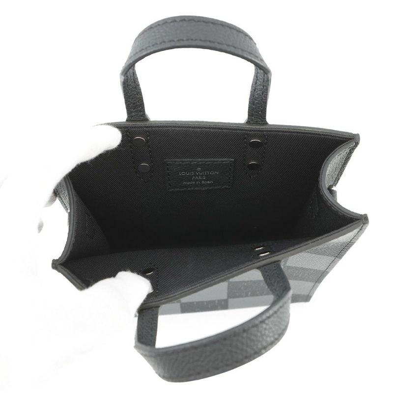 ルイヴィトン ハンドバッグ ダミエ・チェッカーボード サックプラXS N60479 2wayショルダーバッグ ヴァージル･アブロー ブラック 黒
