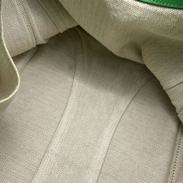 エルメス ハンドバッグ オクサー バンブー/シルバー金具 エバーグレイン □R刻印 HERMES 2wayショルダー