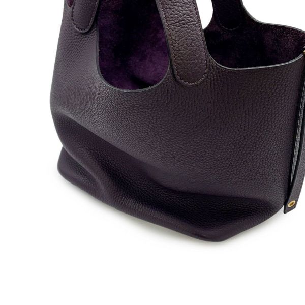 エルメス ハンドバッグ ピコタンロックMM カシス/ゴールド金具 トリヨンクレマンス D刻印