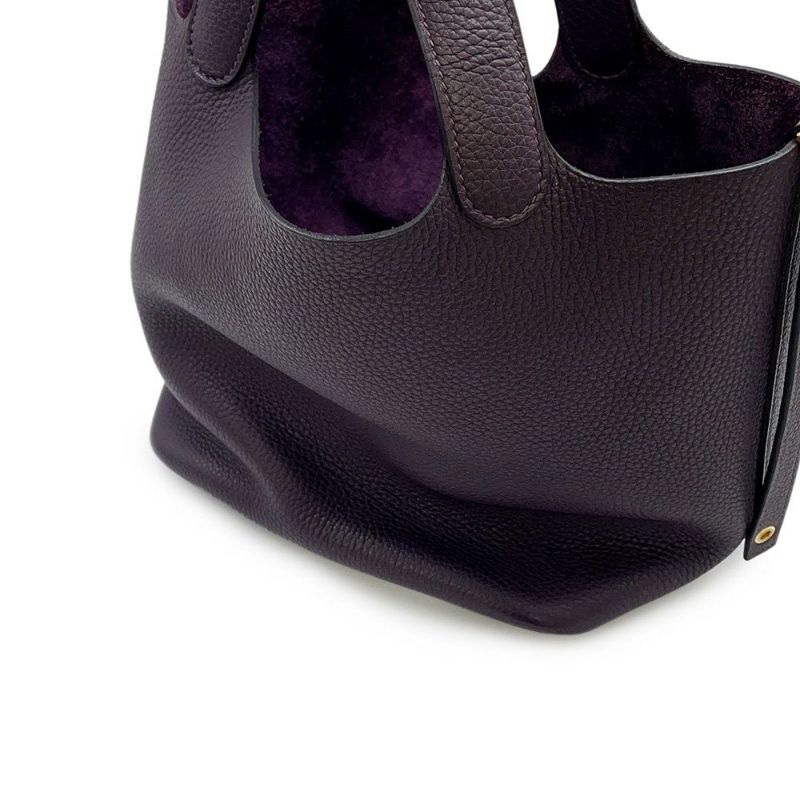 エルメス ハンドバッグ ピコタンロックMM カシス/ゴールド金具 トリヨンクレマンス D刻印