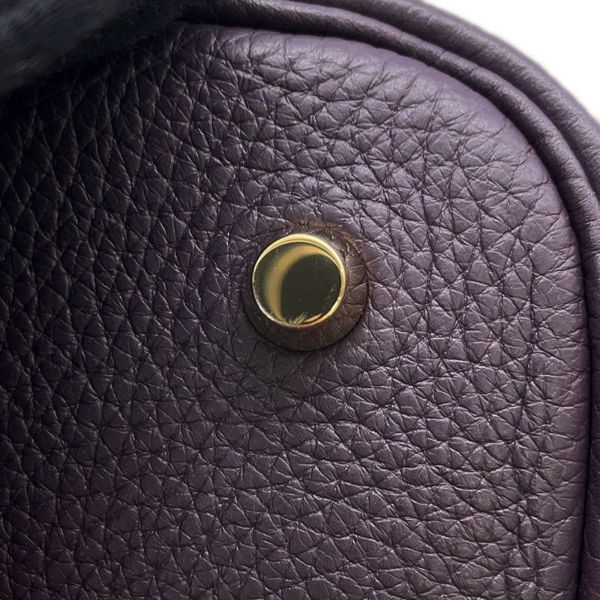 エルメス ハンドバッグ ピコタンロックMM カシス/ゴールド金具 トリヨンクレマンス D刻印