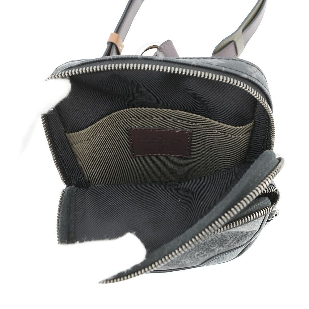 ルイヴィトン ボディバッグ モノグラム・エクリプス アマゾン・スリングバッグ M45439 ブラック 黒