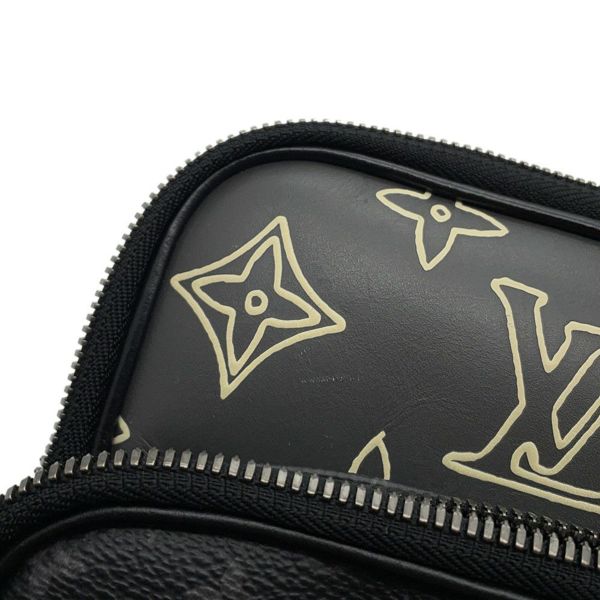 ルイヴィトン ボディバッグ モノグラム・エクリプス アマゾン・スリングバッグ M45439 ブラック 黒