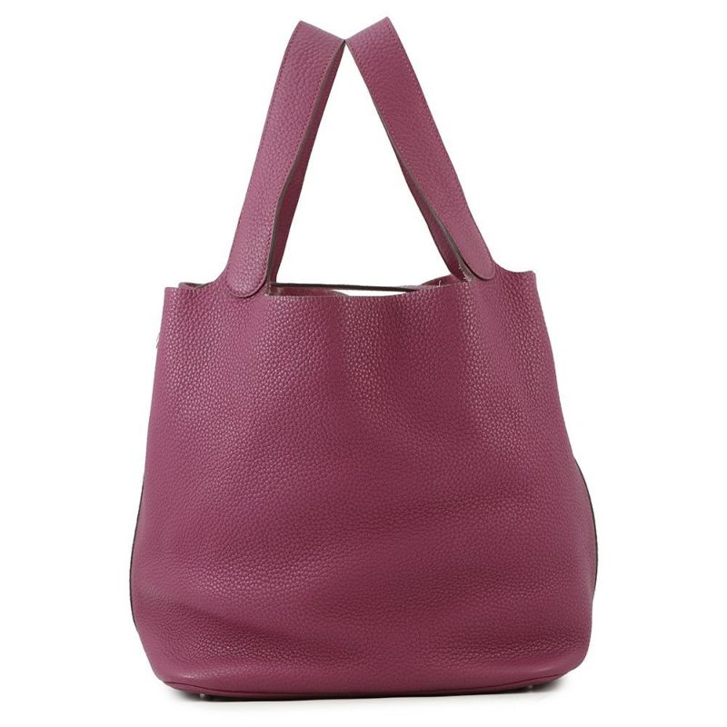 エルメス ハンドバッグ ピコタンロックGM ローズパープル/シルバー金具 トリヨンクレマンス T刻印