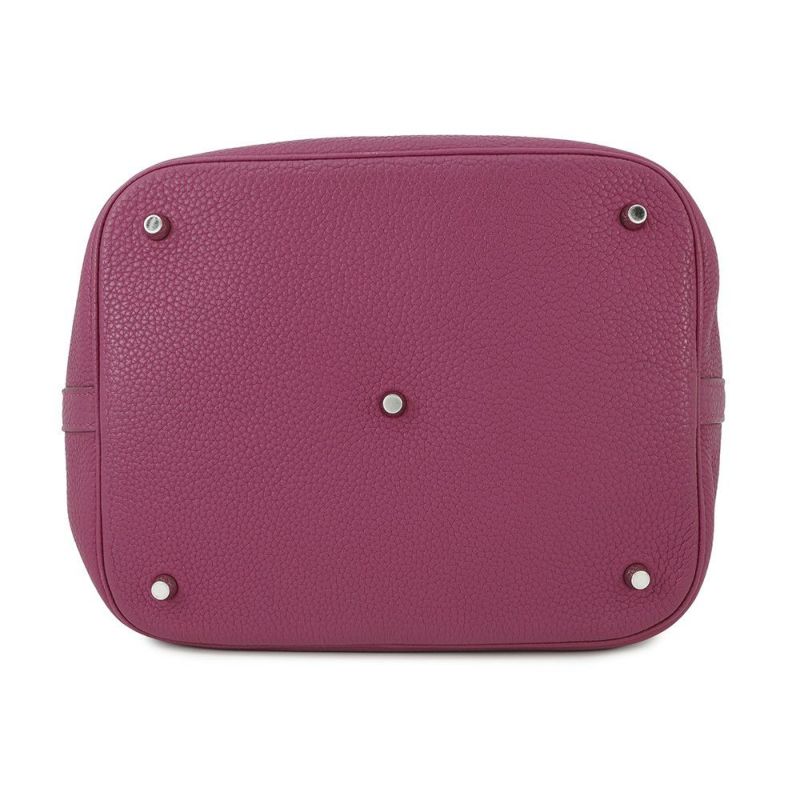 エルメス ハンドバッグ ピコタンロックGM ローズパープル/シルバー金具 トリヨンクレマンス T刻印