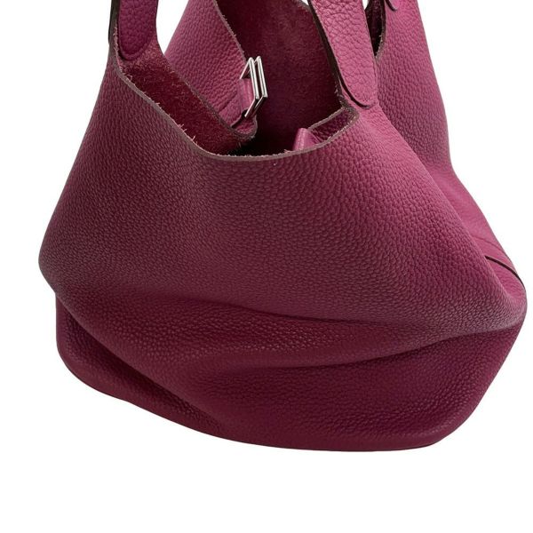 エルメス ハンドバッグ ピコタンロックGM ローズパープル/シルバー金具 トリヨンクレマンス T刻印