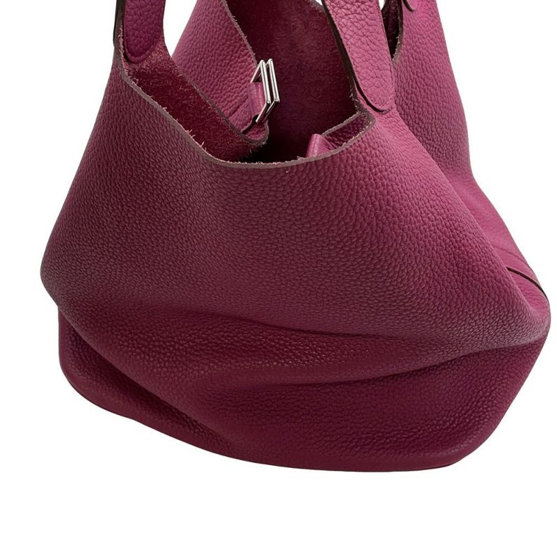 エルメス ハンドバッグ ピコタンロックGM ローズパープル/シルバー金具 トリヨンクレマンス T刻印