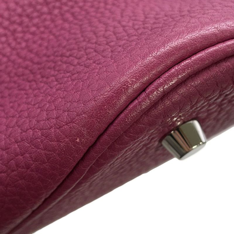 エルメス ハンドバッグ ピコタンロックGM ローズパープル/シルバー金具 トリヨンクレマンス T刻印