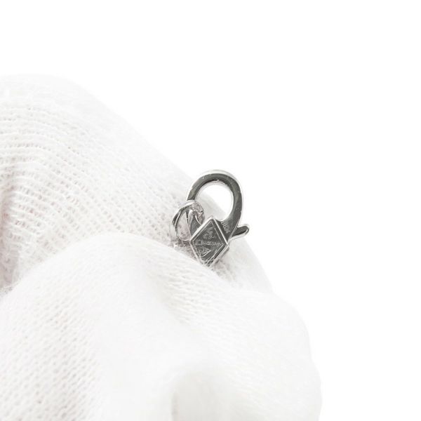 ヴァンクリーフ&アーペル ネックレス ヴィンテージ アルハンブラ ペンダント カルセドニー K18WGホワイトゴールド VCARD34900