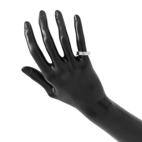 ブルガリ リング ビーゼロワン B-zero1 1バンド K18WGホワイトゴールド サイズ46 346566 BVLGARI 指輪 ジュエリー